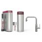 Preview: Quooker Flex Square | PRO3 | CUBE & Filter | Voll-Edelstahl | sofort-Kochend-Wasserhahn